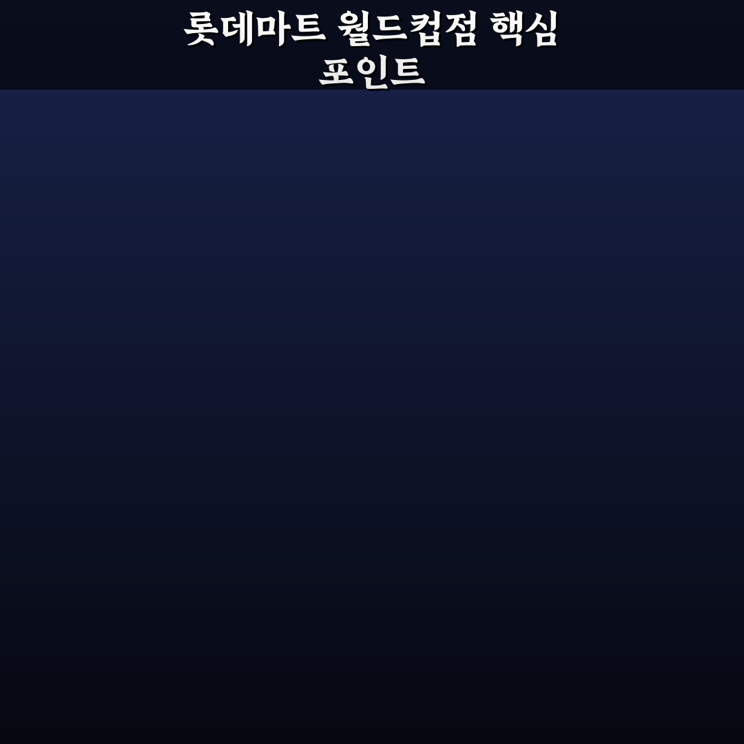 롯데마트 월드컵점 서비스와 가격 비교 분석 가이드