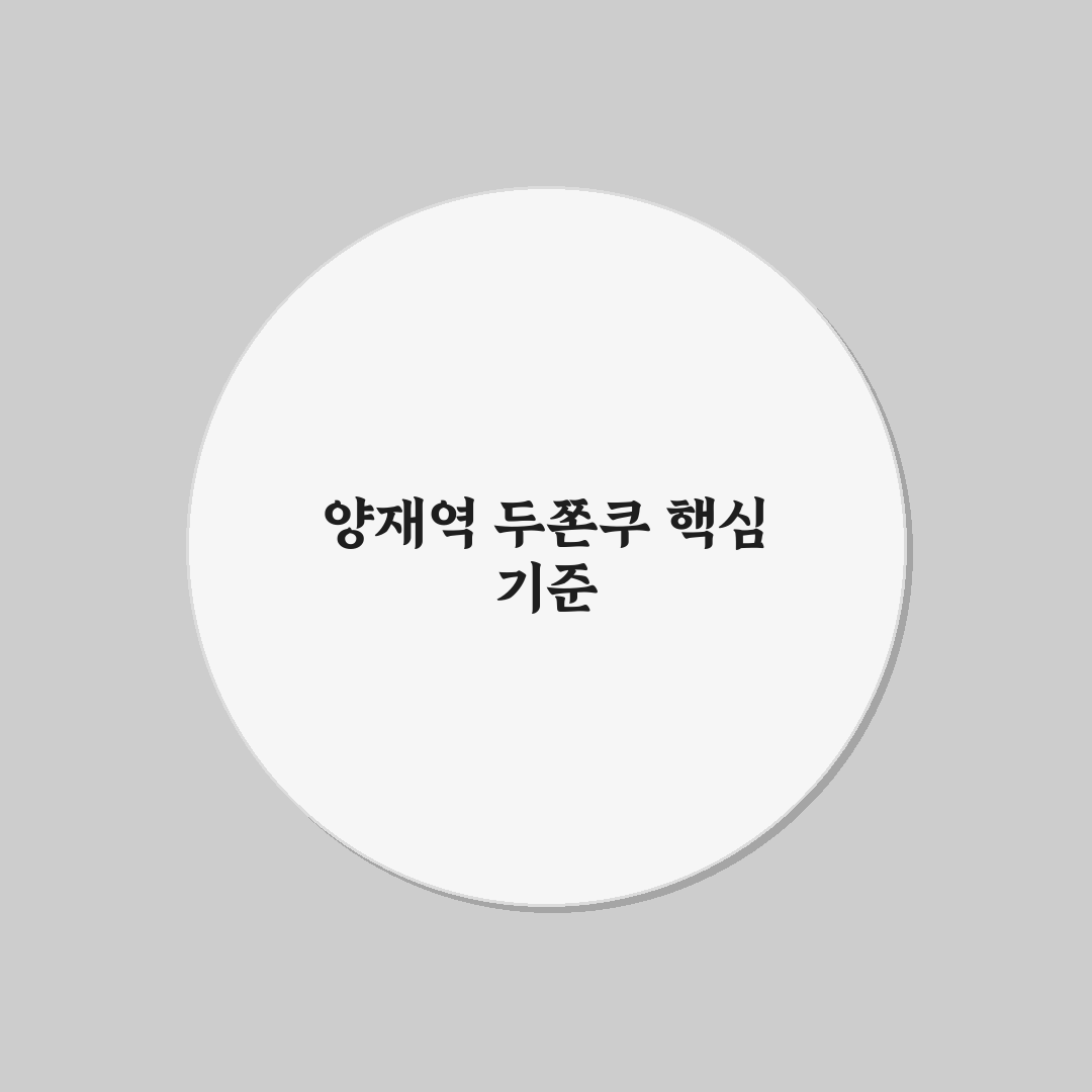 양재역 두쫀쿠 메뉴별 특징과 선택 기준 총정리
