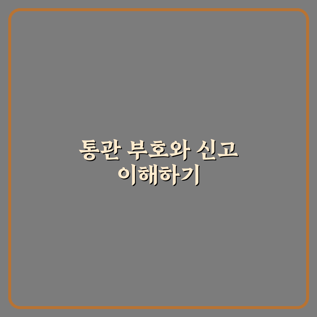 해외 구매대행 통관 고유 부호 발급 절차 및 관세청 신고 총정리