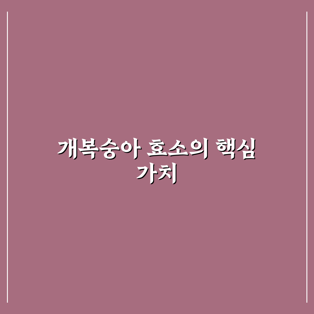 개복숭아 효소 만드는법 5가지 기준별 비교와 가이드