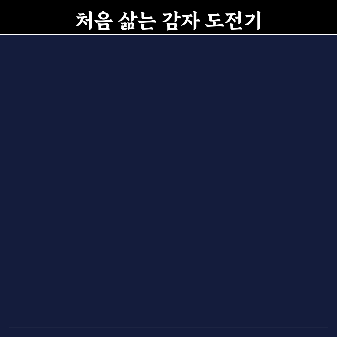 포슬포슬 감자 삶는법 직접 해보니 껍질 벗기기 편했어요
