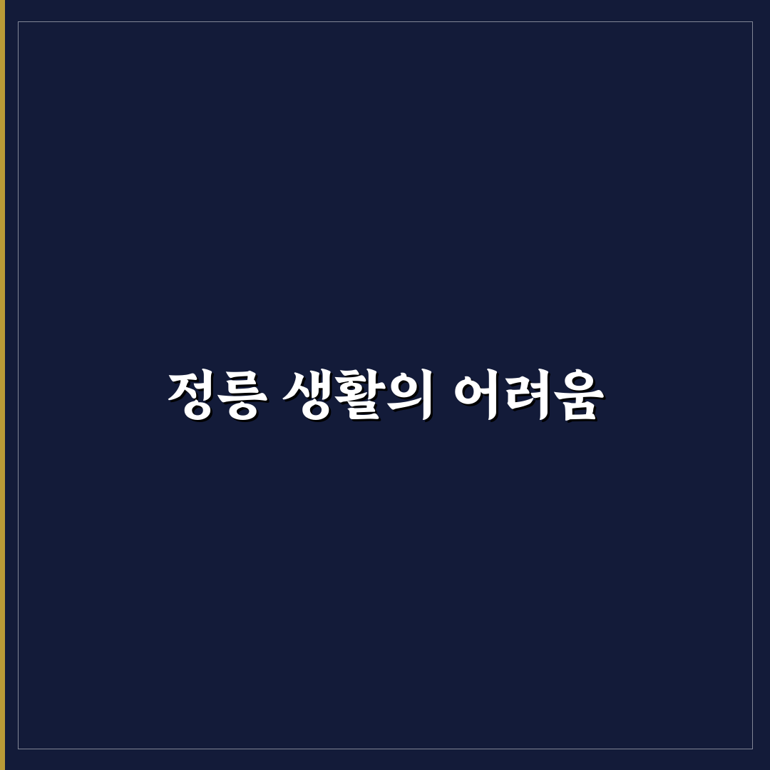 정릉 살면서 문제 해결을 위한 꿀팁 정리