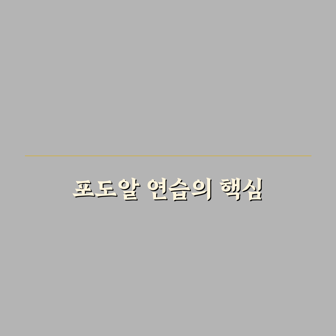 포도알 연습 팁 초보자를 위한 꿀팁 공유