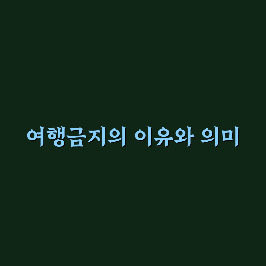 미국 러시아 여행금지 상황 정리 및 꿀팁 공유