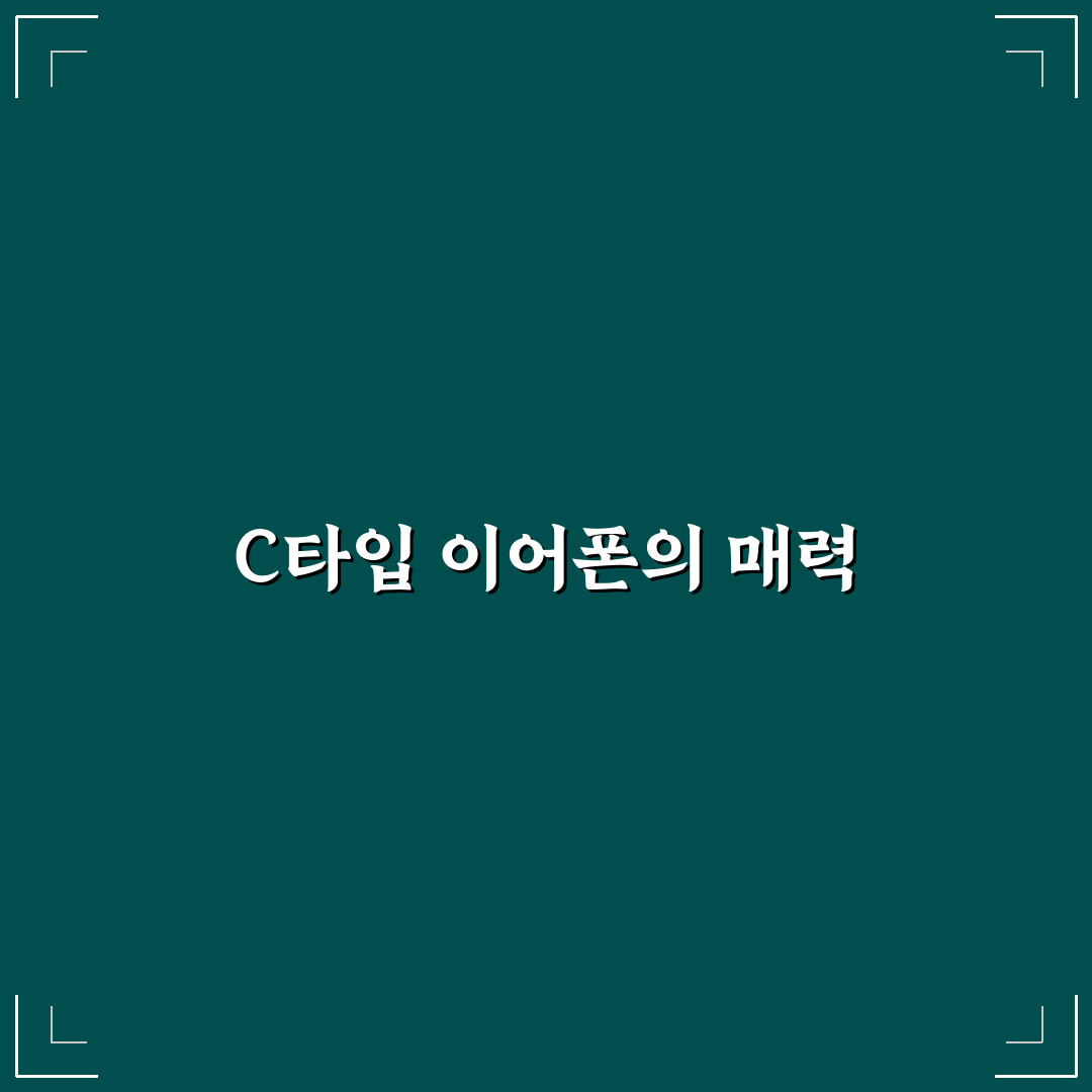c타입 이어폰 다이소 구매 꿀팁 정리