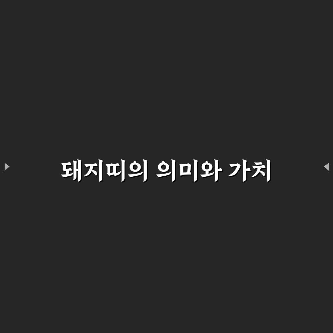 기해년 돼지띠 특별 전시 꿀팁 정리하기